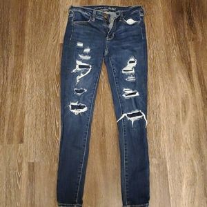 American Eagle Ripped Skinny Jeans